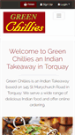 Mobile Screenshot of greenchilliestorquay.co.uk